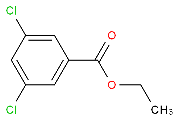 Ethyl 3,5-dichlorobenzoate 97%_分子结构_CAS_91085-56-2)