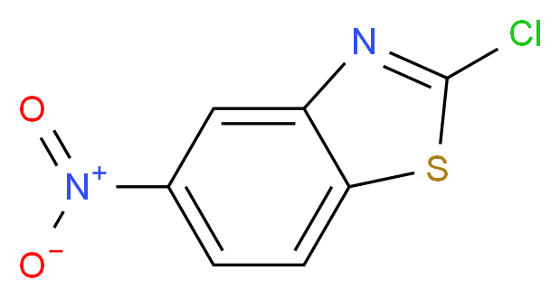 2-chloro-5-nitro-1,3-benzothiazole_分子结构_CAS_3622-38-6