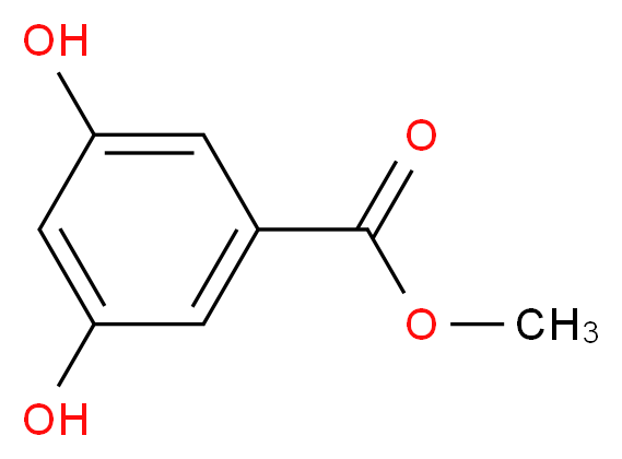 Methyl 3,5-dihydroxybenzoate_分子结构_CAS_2150-44-9)