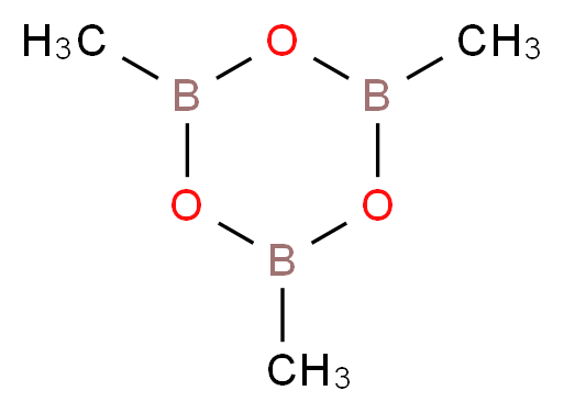 Trimethylboroxine_分子结构_CAS_823-96-1)