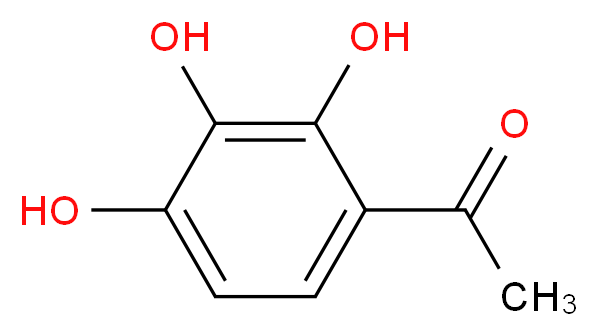 2,3,4-三羟基苯乙酮_分子结构_CAS_528-21-2)