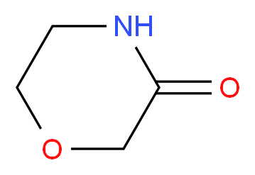 Morpholin-3-one_分子结构_CAS_109-11-5)