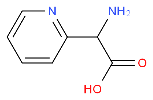 AMINO-PYRIDIN-2-YL-ACETIC ACID_分子结构_CAS_62451-88-1)