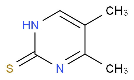 4,5-dimethyl-1,2-dihydropyrimidine-2-thione_分子结构_CAS_321724-19-0