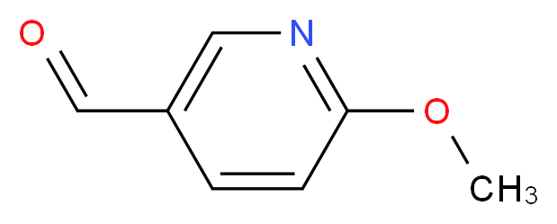 6-甲氧基吡啶-3-甲醛_分子结构_CAS_65873-72-5)