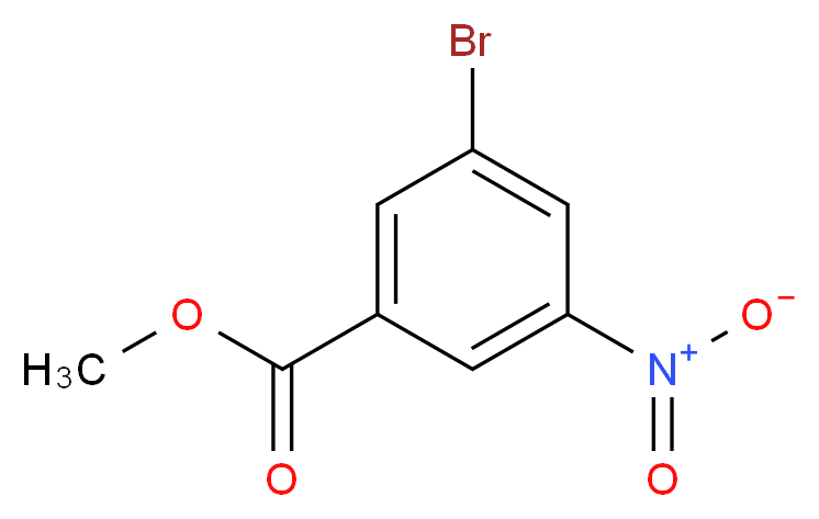 Methyl 3-bromo-5-nitrobenzoate 98%_分子结构_CAS_6307-87-5)