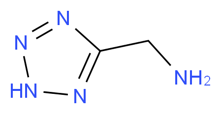 (2H-tetrazol-5-ylmethyl)amine_分子结构_CAS_31602-63-8)