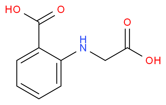 N-(2-羧苯基)甘氨酸_分子结构_CAS_612-42-0)