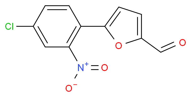 5-(4-Chloro-2-nitro-phenyl)-furan-2-carbaldehyde_分子结构_CAS_480439-09-6)