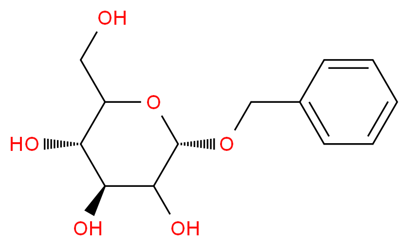 (2S,4S,5S)-2-(benzyloxy)-6-(hydroxymethyl)oxane-3,4,5-triol_分子结构_CAS_15548-45-5