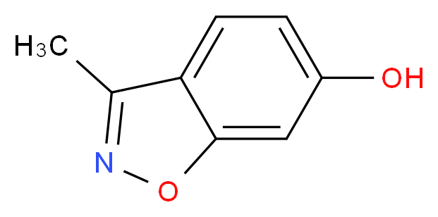 3-methyl-1,2-benzoxazol-6-ol_分子结构_CAS_66033-92-9