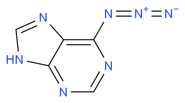6-azido-9H-purine_分子结构_CAS_7086-34-2)