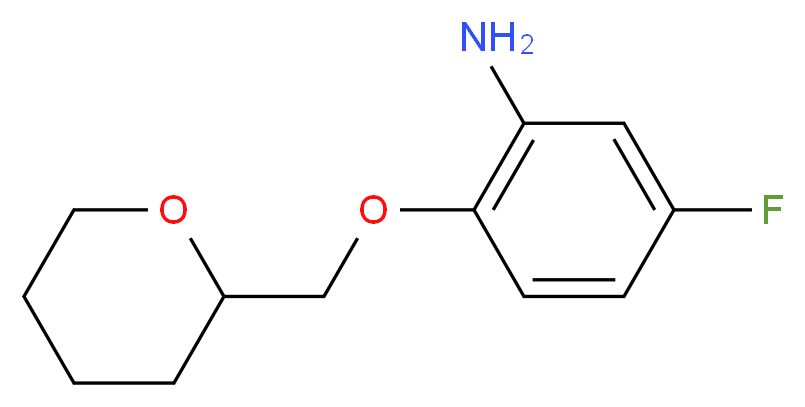 5-Fluoro-2-(tetrahydro-2H-pyran-2-ylmethoxy)-phenylamine_分子结构_CAS_)