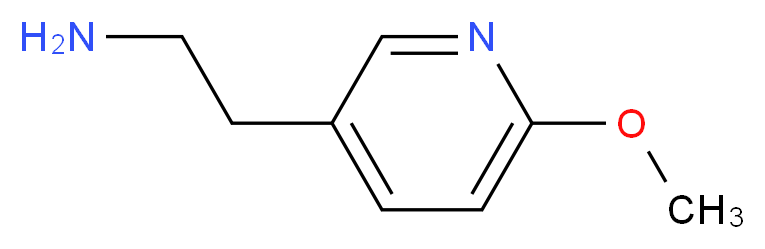 2-(6-METHOXYPYRIDIN-3-YL)ETHANAMINE_分子结构_CAS_154403-89-1)