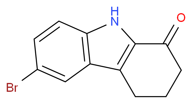 6-bromo-2,3,4,9-tetrahydro-1H-carbazol-1-one_分子结构_CAS_59514-18-0