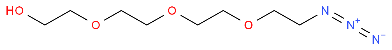 1-Azido-3,6,9-trioxaundecane-11-ol_分子结构_CAS_86770-67-4)