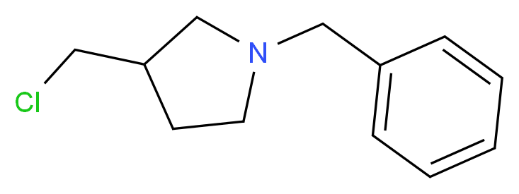 1-benzyl-3-(chloromethyl)pyrrolidine_分子结构_CAS_51535-01-4)