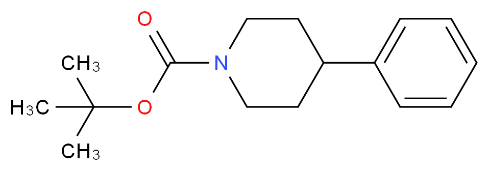 tert-butyl 4-phenylpiperidine-1-carboxylate_分子结构_CAS_123387-49-5