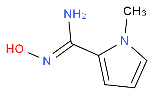 N'-hydroxy-1-methyl-1H-pyrrole-2-carboximidamide_分子结构_CAS_500024-87-3)