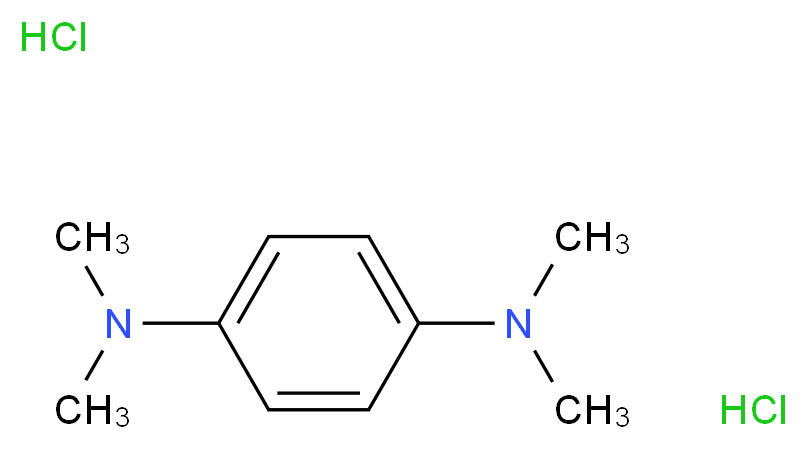 N,N,N',N'-四甲基对苯二胺二盐酸盐_分子结构_CAS_637-01-4)