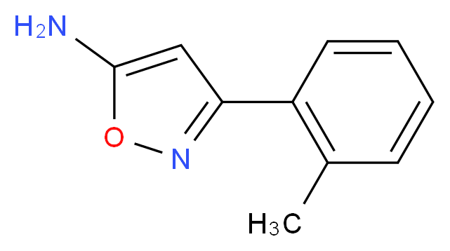 3-(2-methylphenyl)-1,2-oxazol-5-amine_分子结构_CAS_86685-96-3)