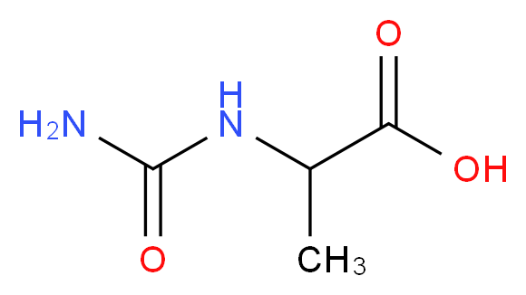 2-(carbamoylamino)propanoic acid_分子结构_CAS_77340-50-2