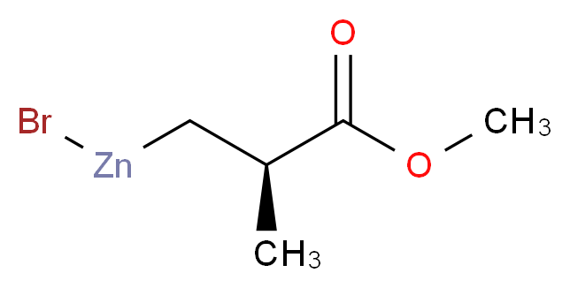 (R)-(+)-3-甲氧基-2-甲基-3-氧代丙基溴化锌 溶液_分子结构_CAS_343338-26-1)