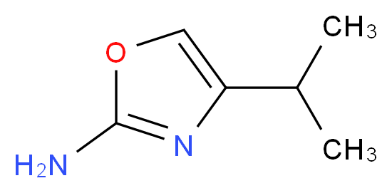 4-(propan-2-yl)-1,3-oxazol-2-amine_分子结构_CAS_229003-15-0