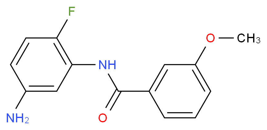 N-(5-Amino-2-fluorophenyl)-3-methoxybenzamide_分子结构_CAS_)