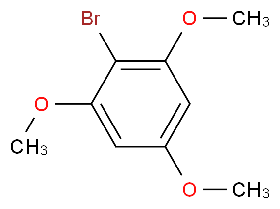 1-Bromo-2,4,6-trimethoxybenzene 98%_分子结构_CAS_1131-40-4)