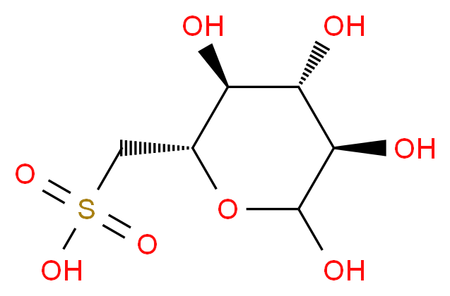 Sulfoquinovose_分子结构_CAS_3458-06-8)