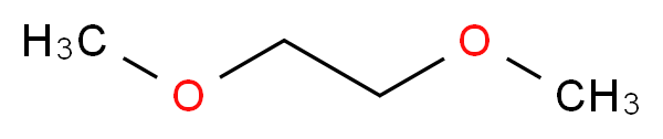 1,2-DIMETHYLCYCLOHEXANE, ETHYLENE GLYCOL DIMETHYL ETHER_分子结构_CAS_110-71-4)