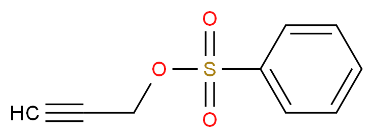 苯磺酸炔丙酯_分子结构_CAS_6165-75-9)