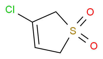 3-chloro-2,5-dihydro-1$l^{6}-thiophene-1,1-dione_分子结构_CAS_)