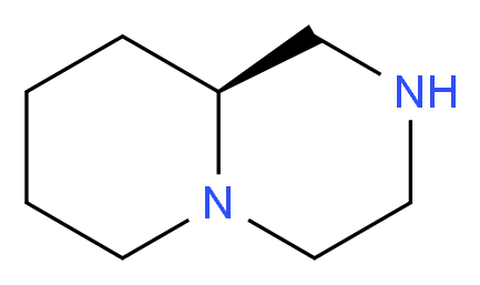 (9aS)-octahydro-1H-pyrido[1,2-a]piperazine_分子结构_CAS_4430-75-5