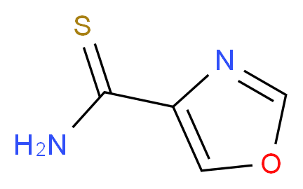 1,3-Oxazole-4-thiocarboxamide_分子结构_CAS_118802-31-6)