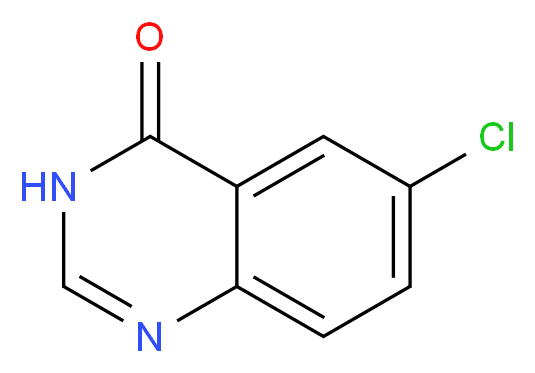 6-chloro-3,4-dihydroquinazolin-4-one_分子结构_CAS_16064-14-5