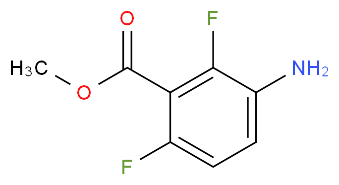 Methyl 3-amino-2,6-difluorobenzoate_分子结构_CAS_84832-02-0)