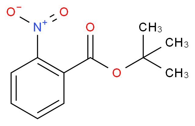 2-Nitro-benzoic acid tert-butyl ester_分子结构_CAS_55666-41-6)