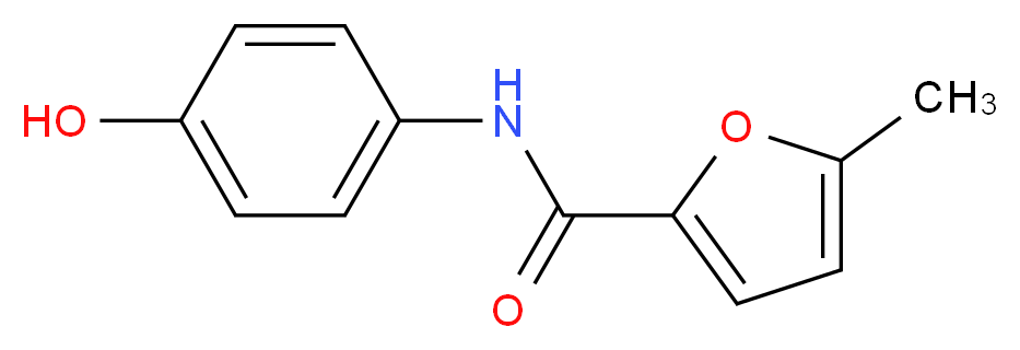 N-(4-hydroxyphenyl)-5-methyl-2-furamide_分子结构_CAS_915922-65-5)