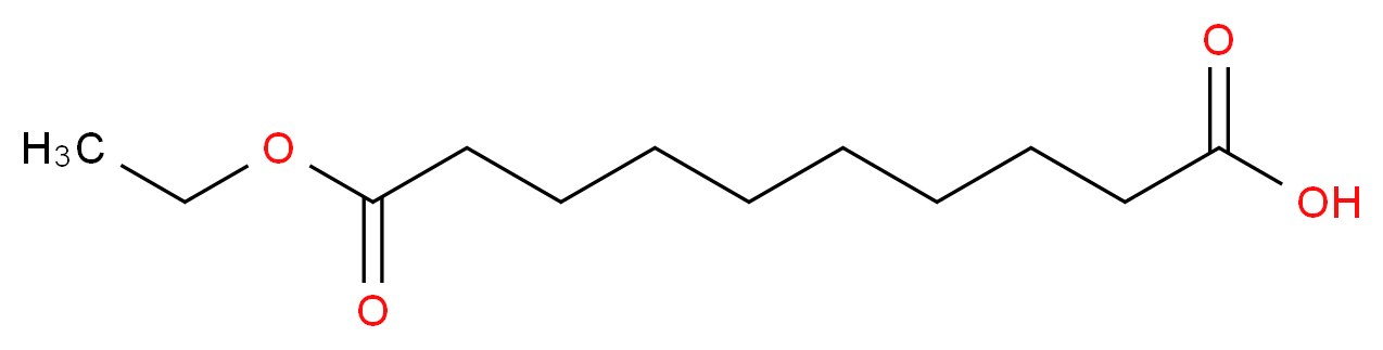 10-ethoxy-10-oxodecanoic acid_分子结构_CAS_693-55-0