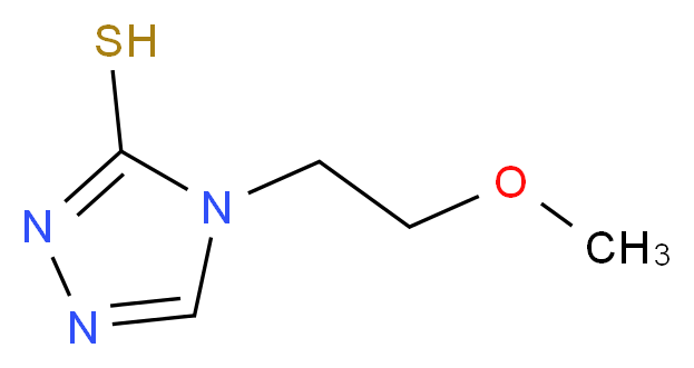 4-(2-methoxyethyl)-4H-1,2,4-triazole-3-thiol_分子结构_CAS_76457-78-8)