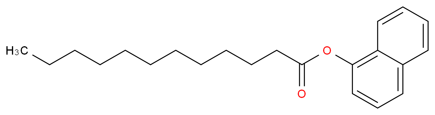 &alpha;-NAPHTHYL LAURATE_分子结构_CAS_4227-99-0)