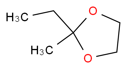 2-乙基-2-甲基-1,3-二氧杂烷_分子结构_CAS_126-39-6)