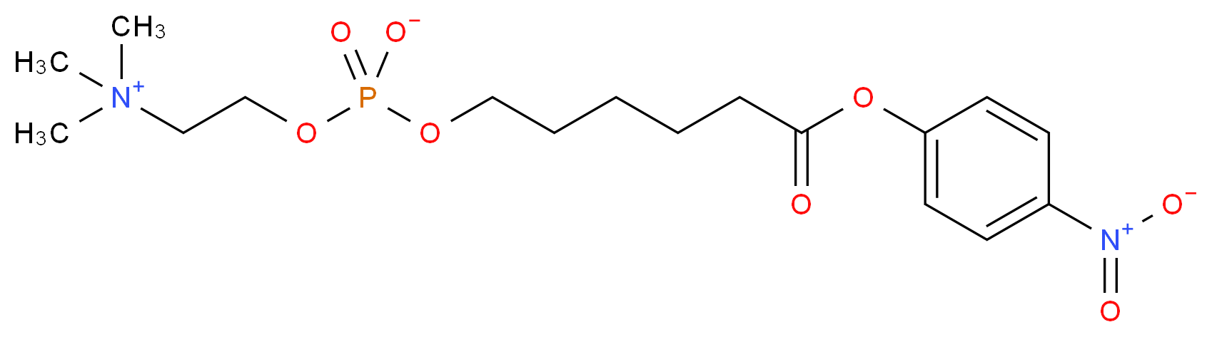 6-Carboxyhexylphosphocholine p-Nitrophenyl Ester_分子结构_CAS_73785-43-0)