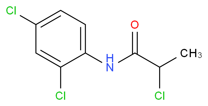 2-Chloro-N-(2,4-dichlorophenyl)propanamide_分子结构_CAS_)