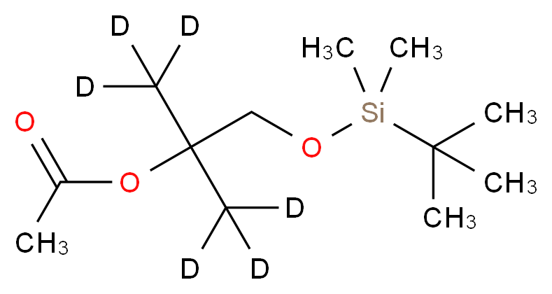 1-[(tert-Butyldimethylsilyl)oxy]-2-methyl-2-acetoxypropanol-d6_分子结构_CAS_1184976-30-4)