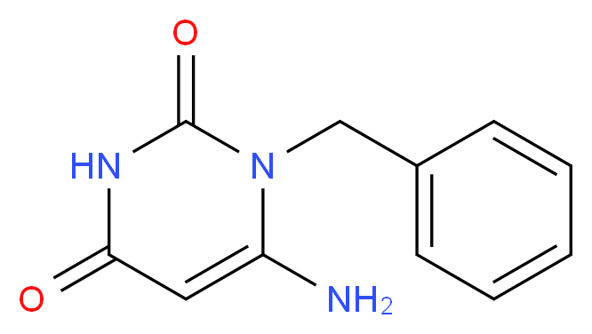 6-amino-1-benzylpyrimidine-2,4(1H,3H)-dione_分子结构_CAS_)