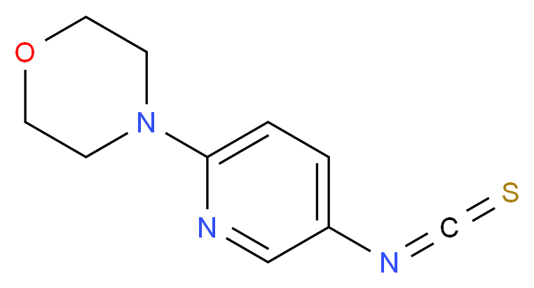 4-(5-Isothiocyanatopyridin-2-yl)morpholine_分子结构_CAS_52024-29-0)