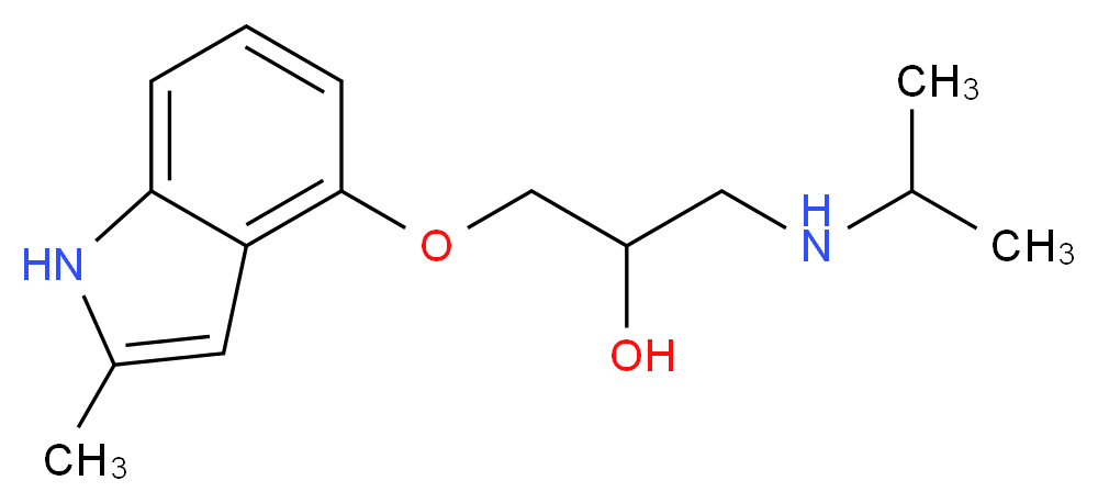 rac Mepindolol _分子结构_CAS_23694-81-7)